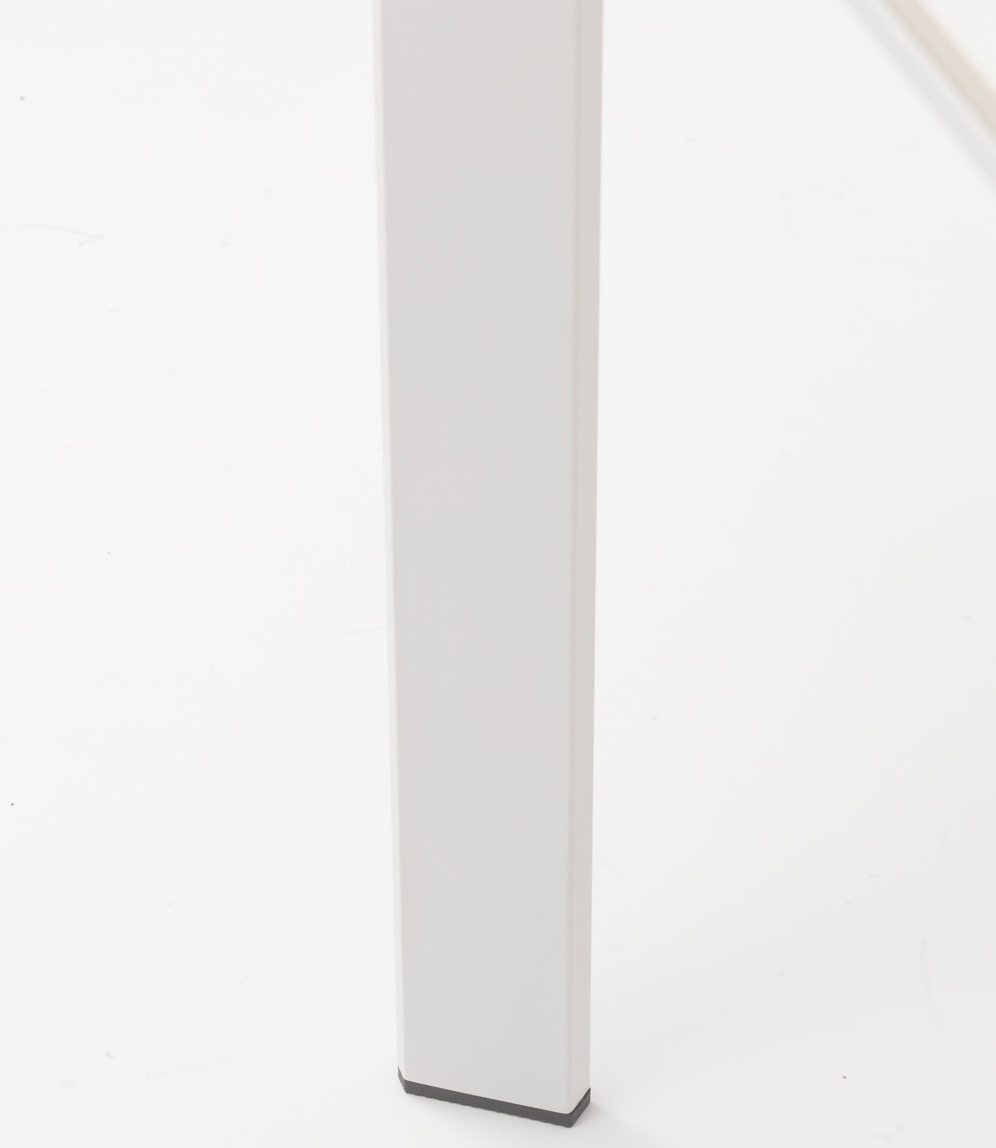 Mesa de comedor Boori 200x90 cm aluminio y top mesa porcelánico blanco