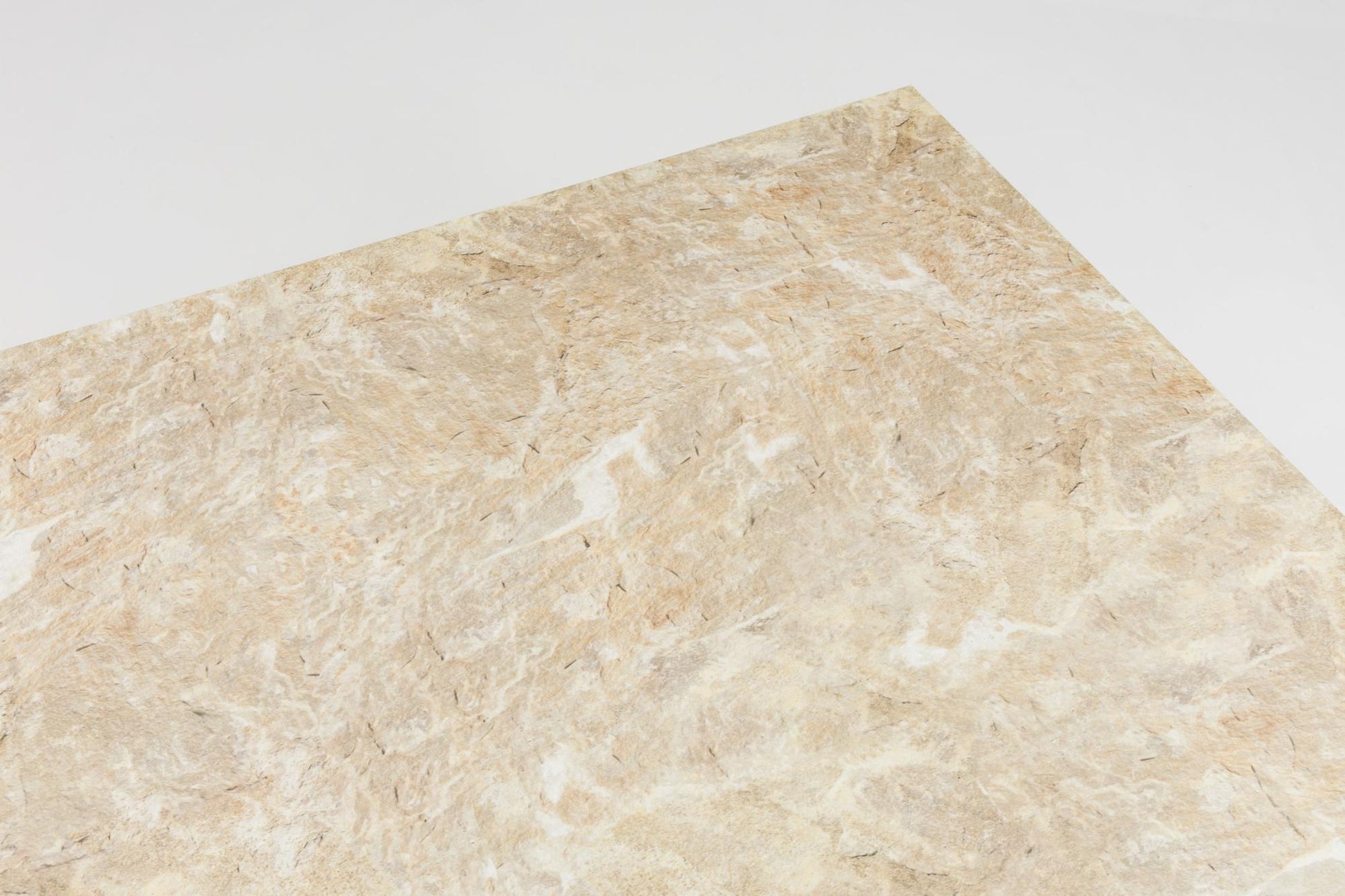 Mesa de comedor Orick 210*90 cm aluminio taupe y cristal cerámico beige.