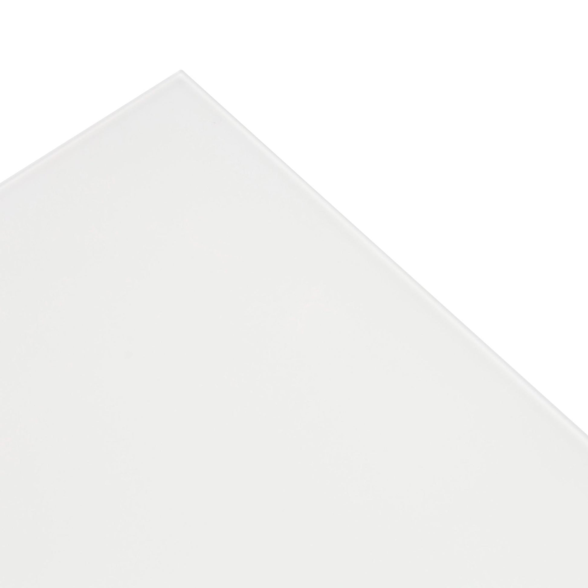 Mesa de centro Niland aluminio y  cristal blanco
