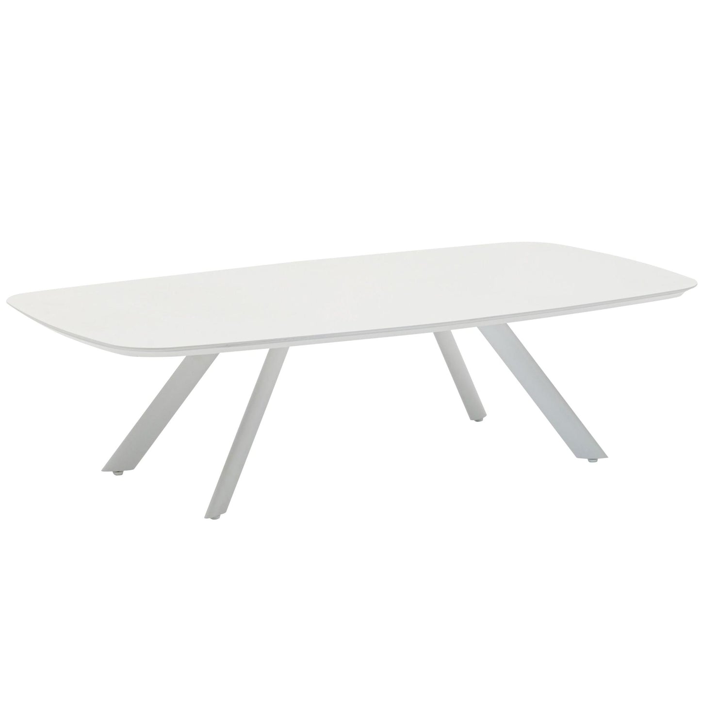 Mesa  de centro Anmore  aluminio blanco