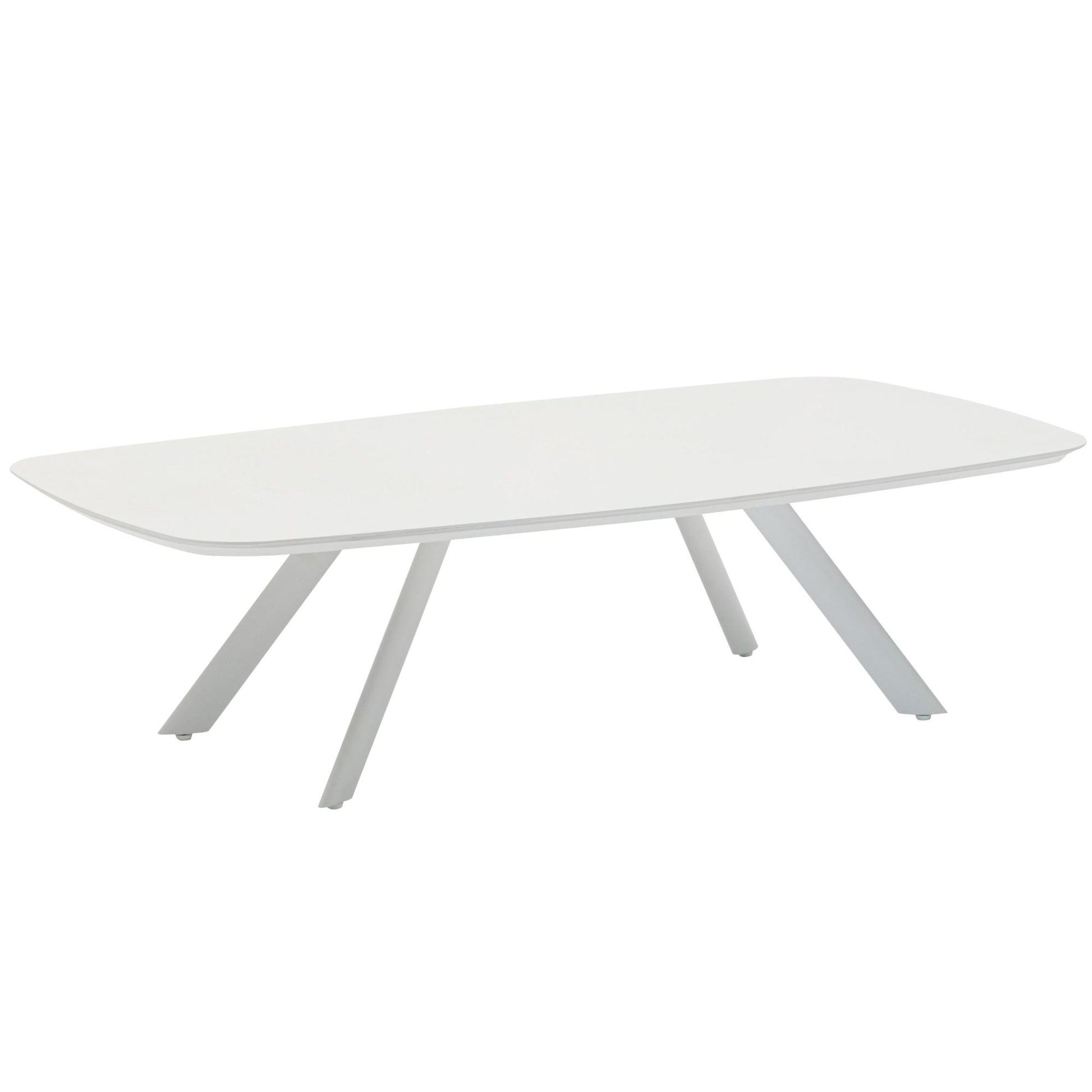 Mesa  de centro Anmore  aluminio blanco