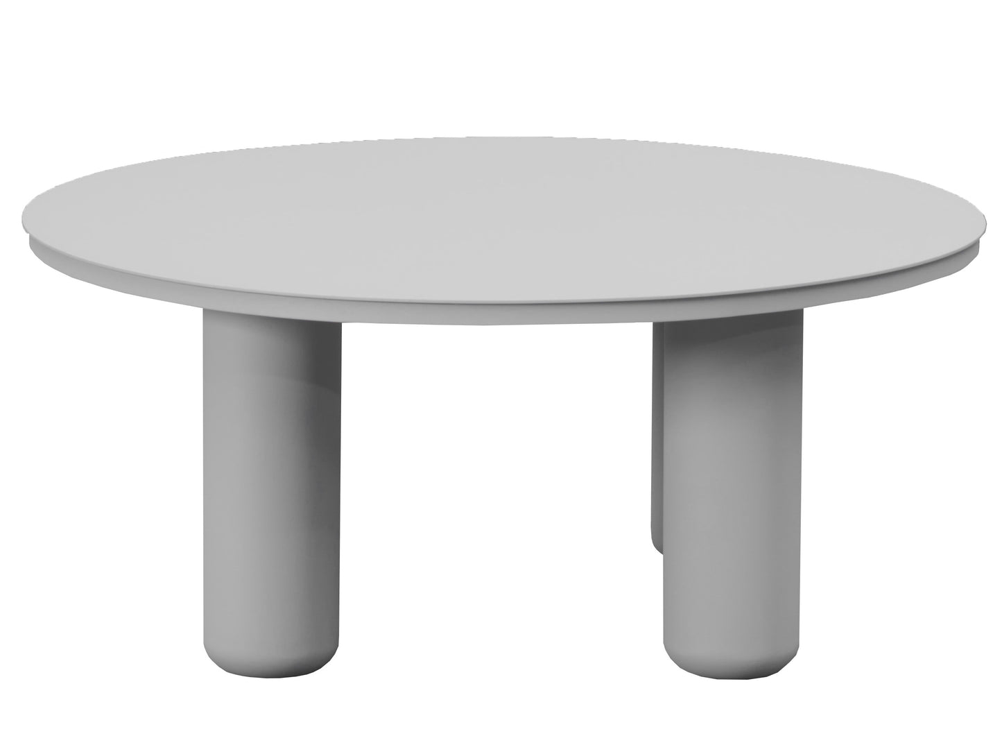 Mesa auxiliar Riverside Ø 86x37 cm blanco