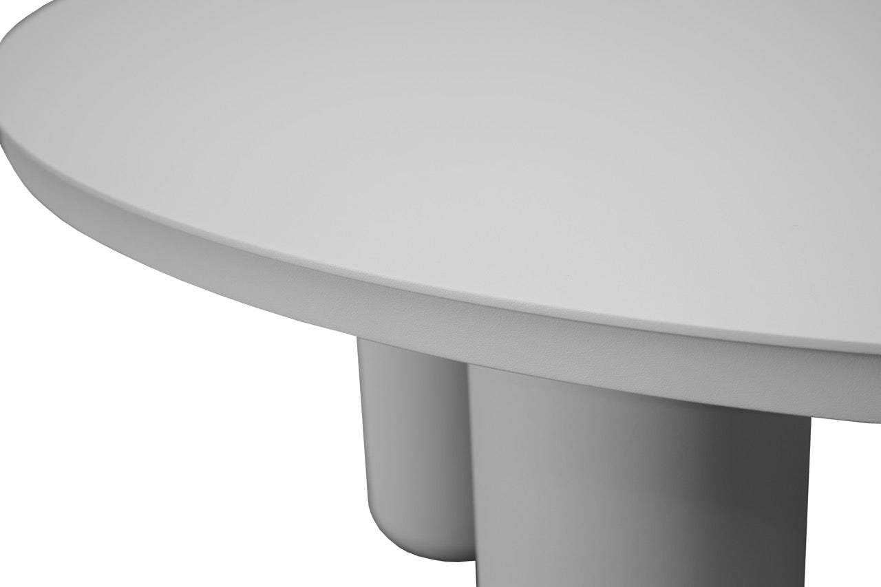 Mesa auxiliar Riverside Ø 86x37 cm blanco