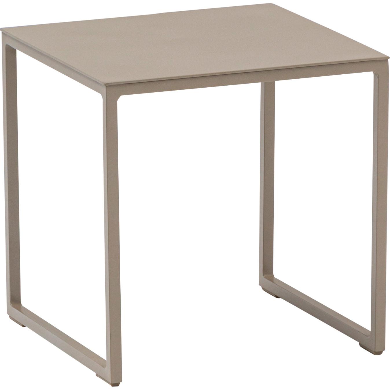Mesa auxiliar Davis aluminio taupe