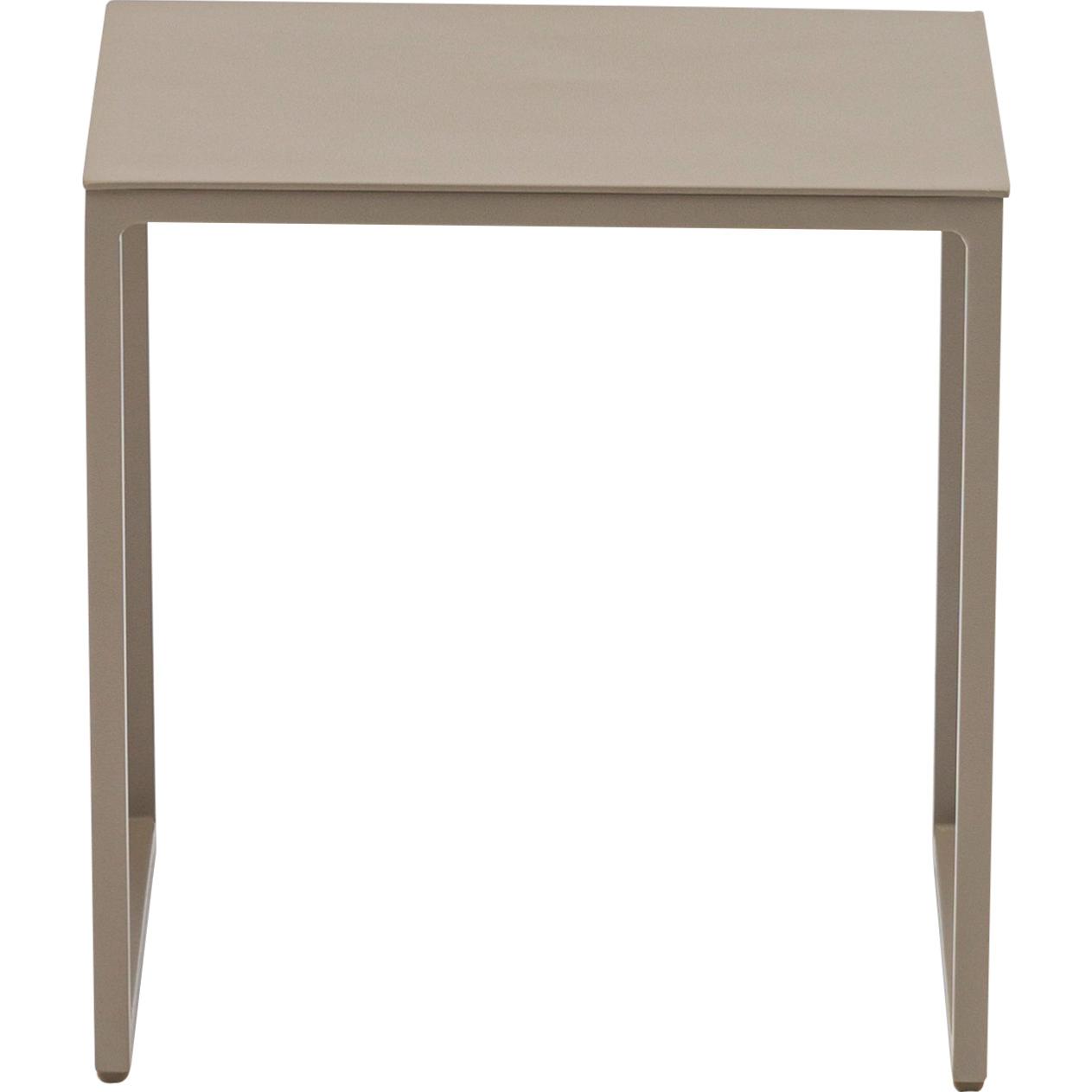 Mesa auxiliar Davis aluminio taupe