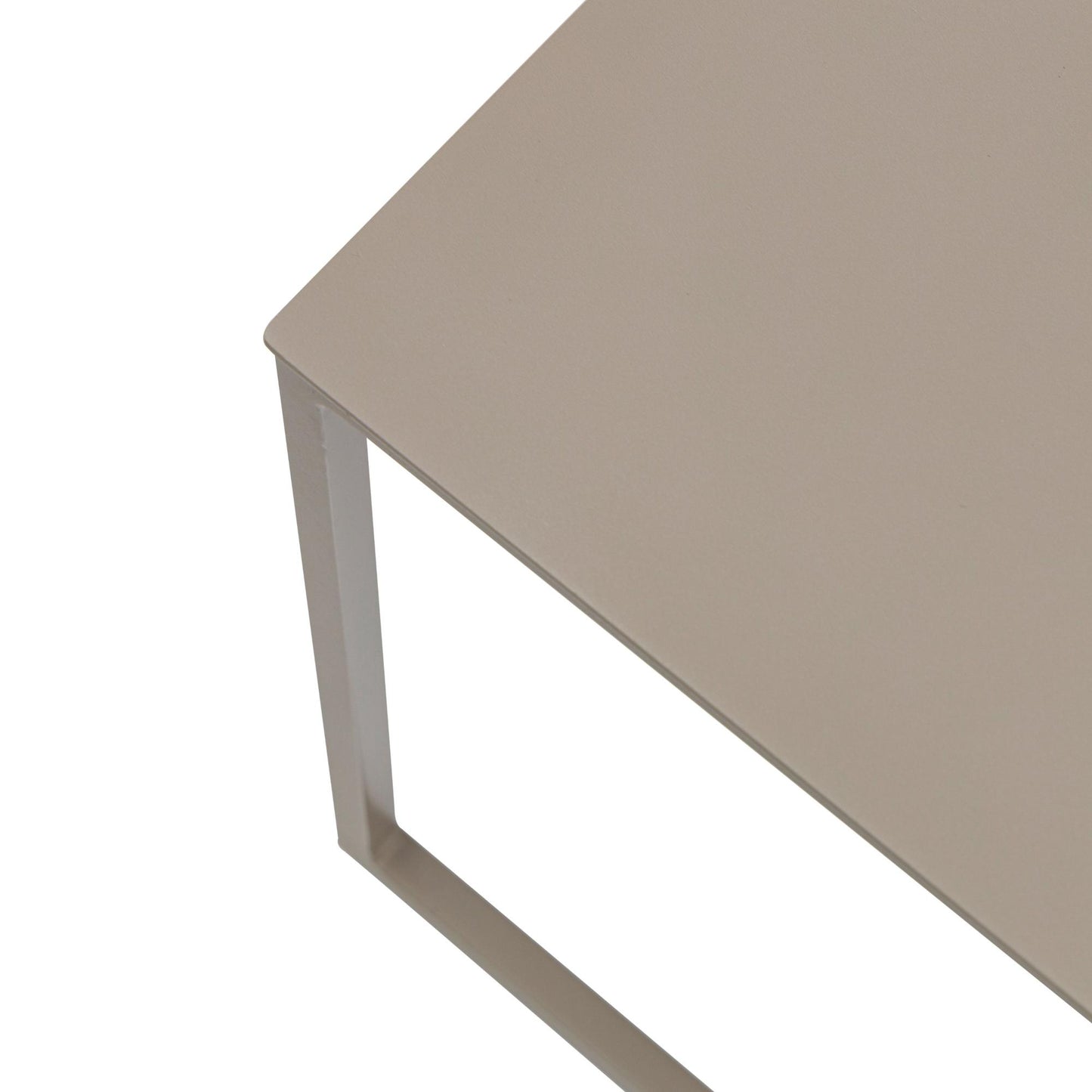 Mesa auxiliar Davis aluminio taupe