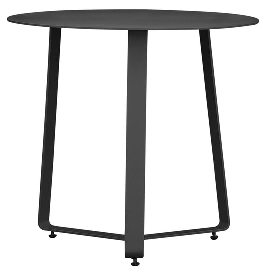 Mesa auxiliar Bangor Ø 60 cm aluminio antracita