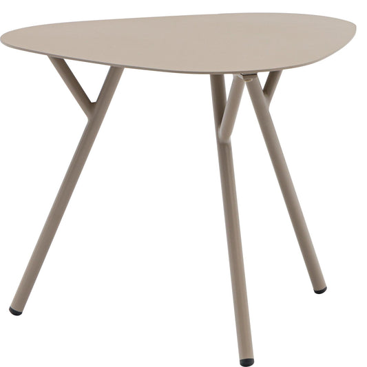 Mesa auxiliar Galt  Ø 60 aluminio taupe