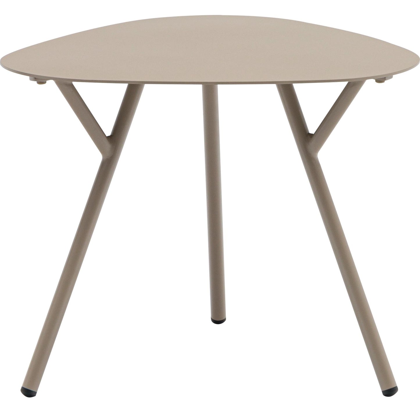 Mesa auxiliar Galt  Ø 60 aluminio taupe