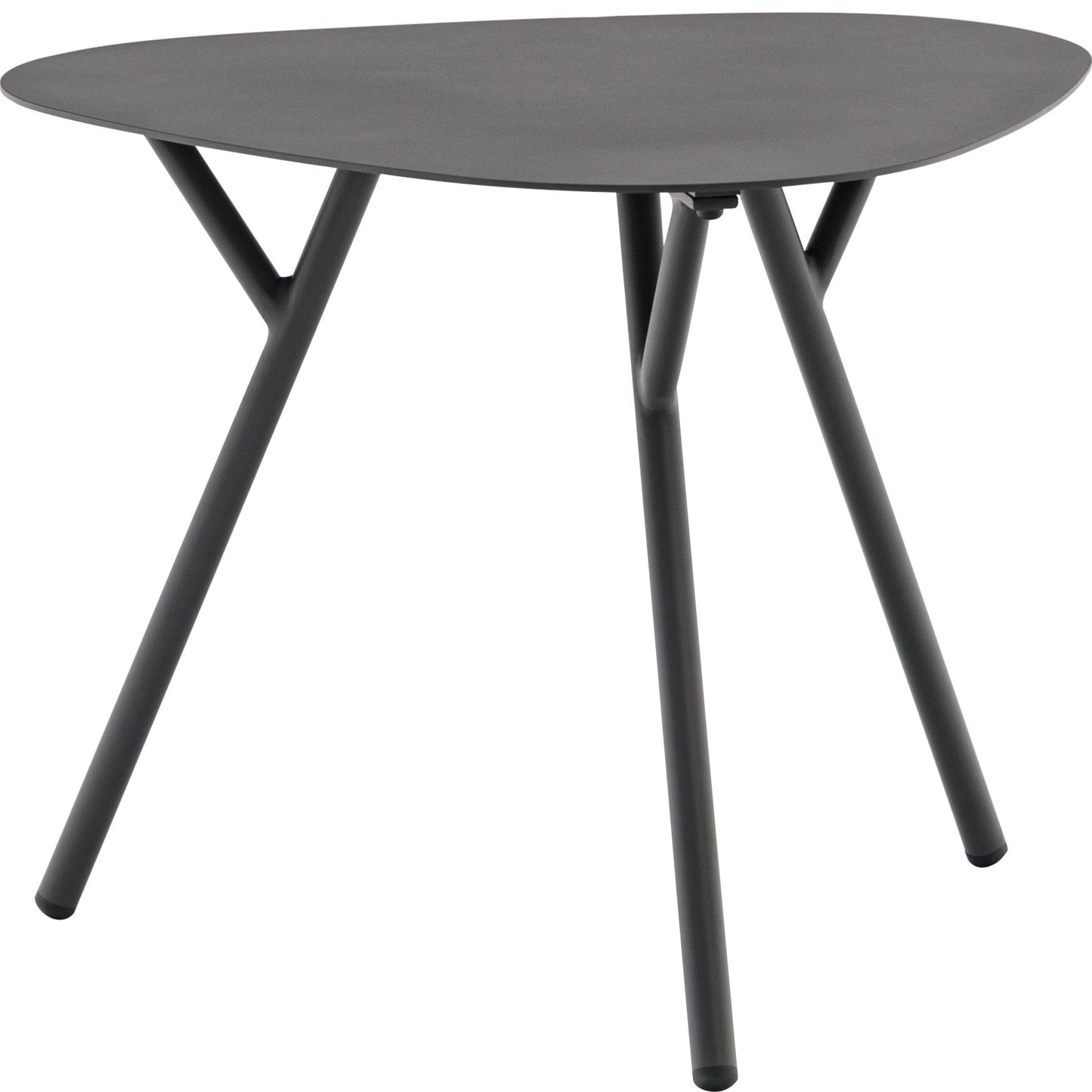 Mesa auxiliar Galt Ø 60 aluminio antracita