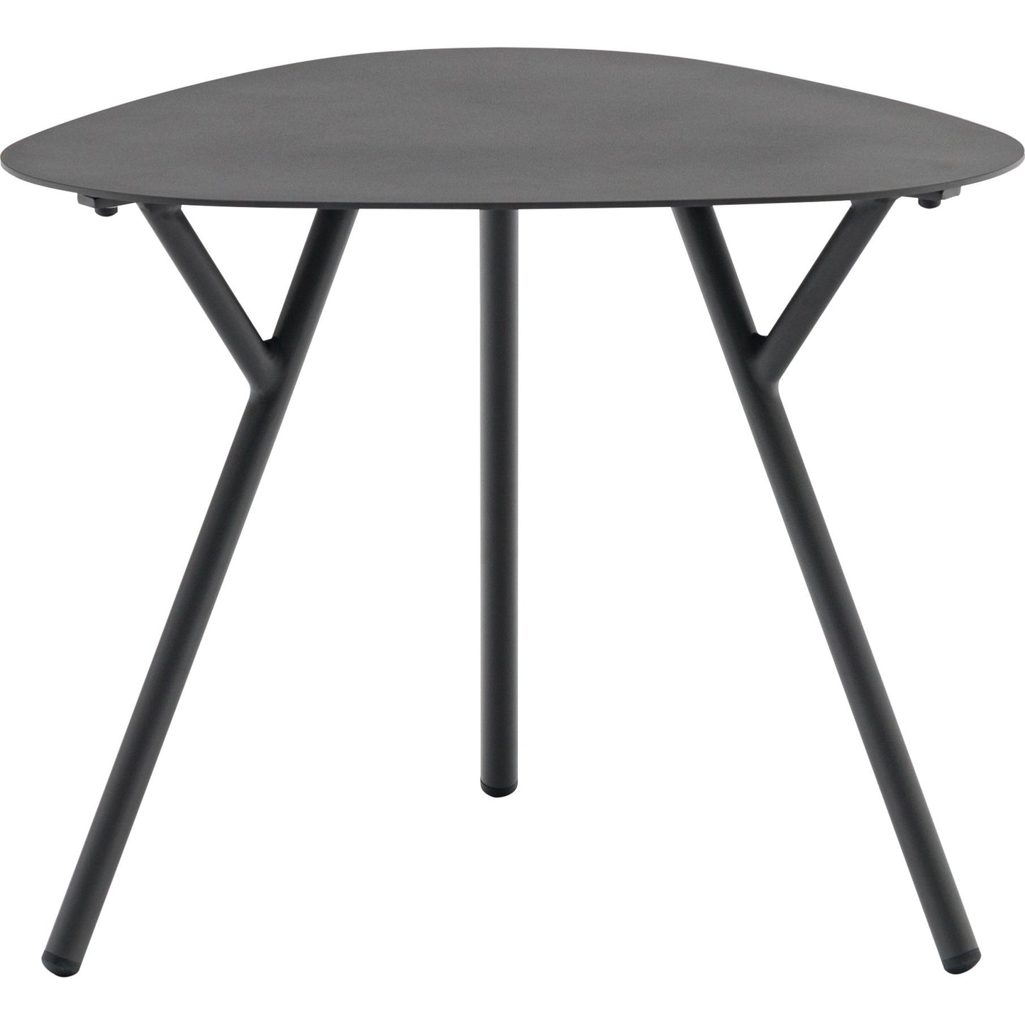 Mesa auxiliar Galt Ø 60 aluminio antracita