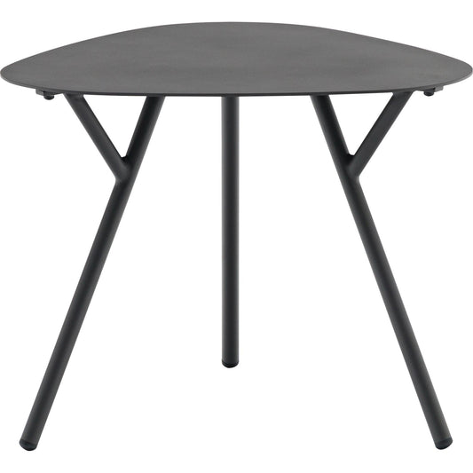 Mesa auxiliar Galt Ø 60 aluminio antracita