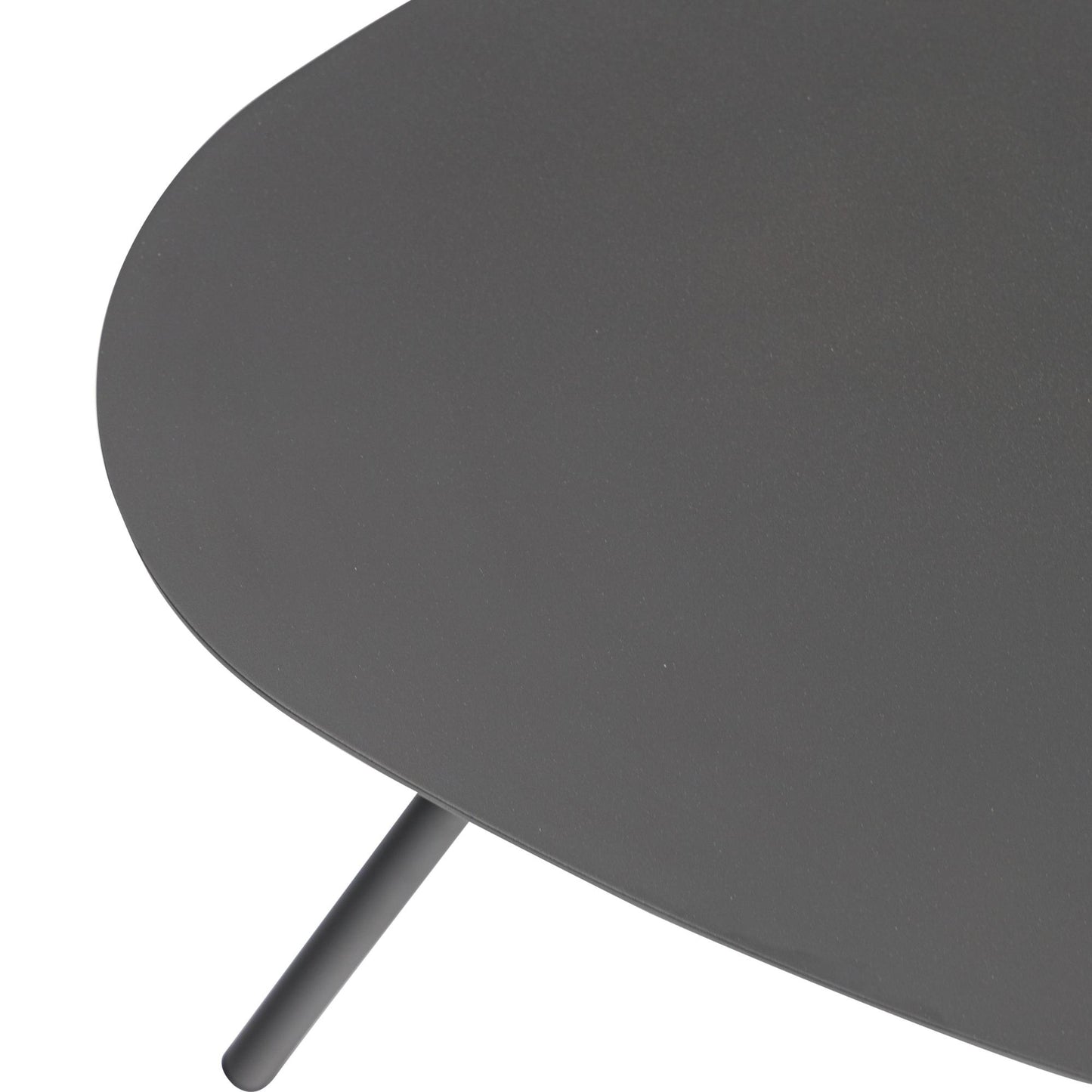 Mesa auxiliar Galt  Ø 50 aluminio antracita