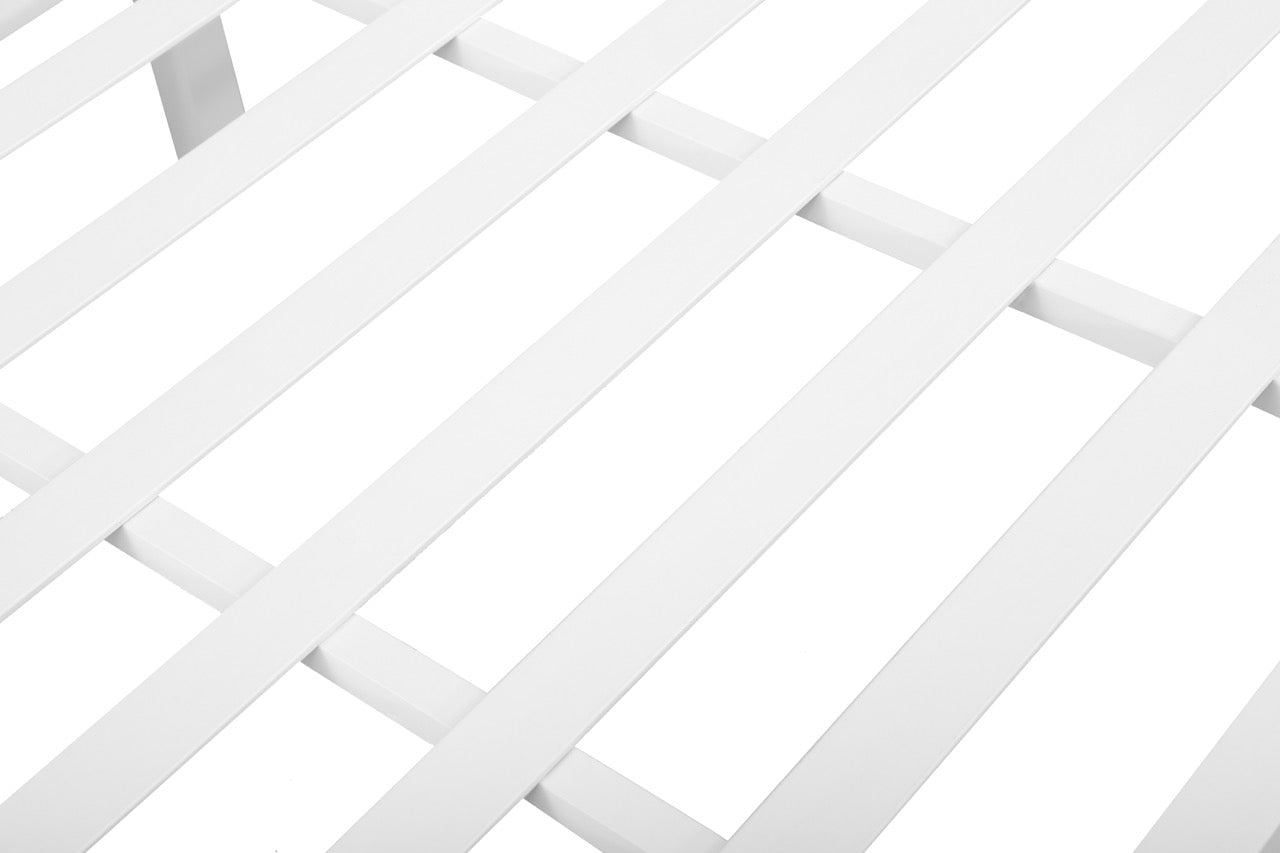 Daybed Mabie aluminio y tejido náutico blanco