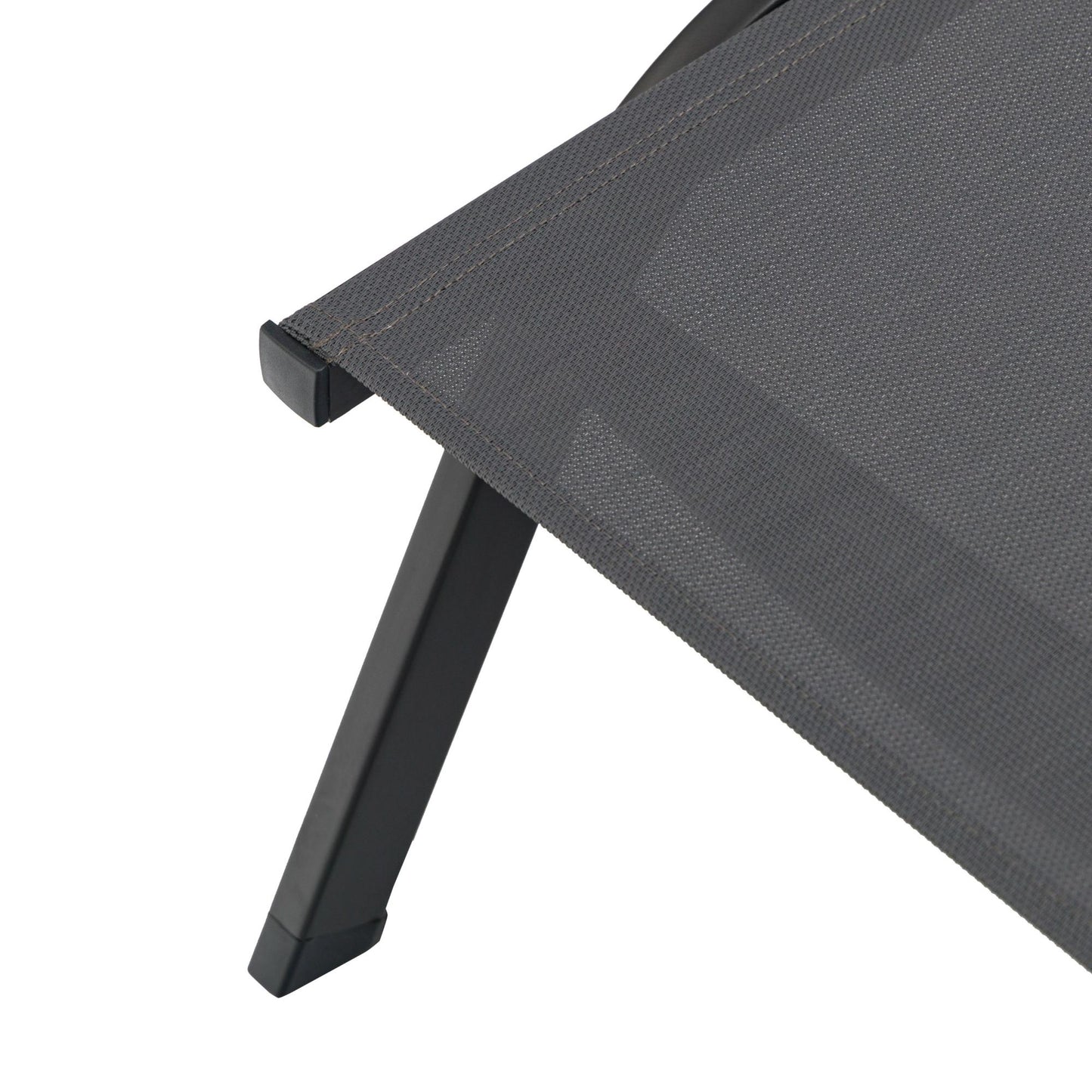 Tumbona Galt aluminio y textilene antracita