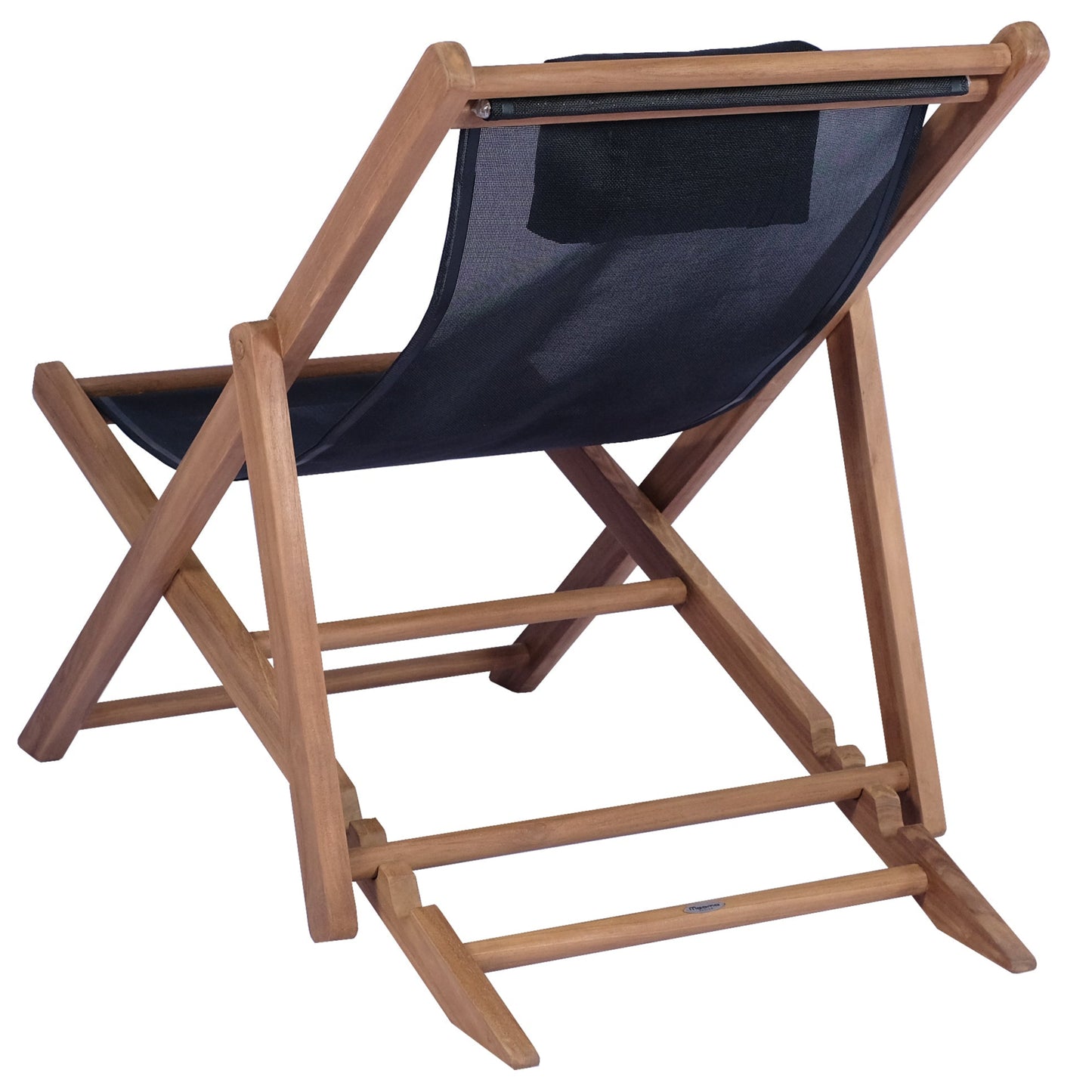 Tumbona Teca relax Candon textilene negro