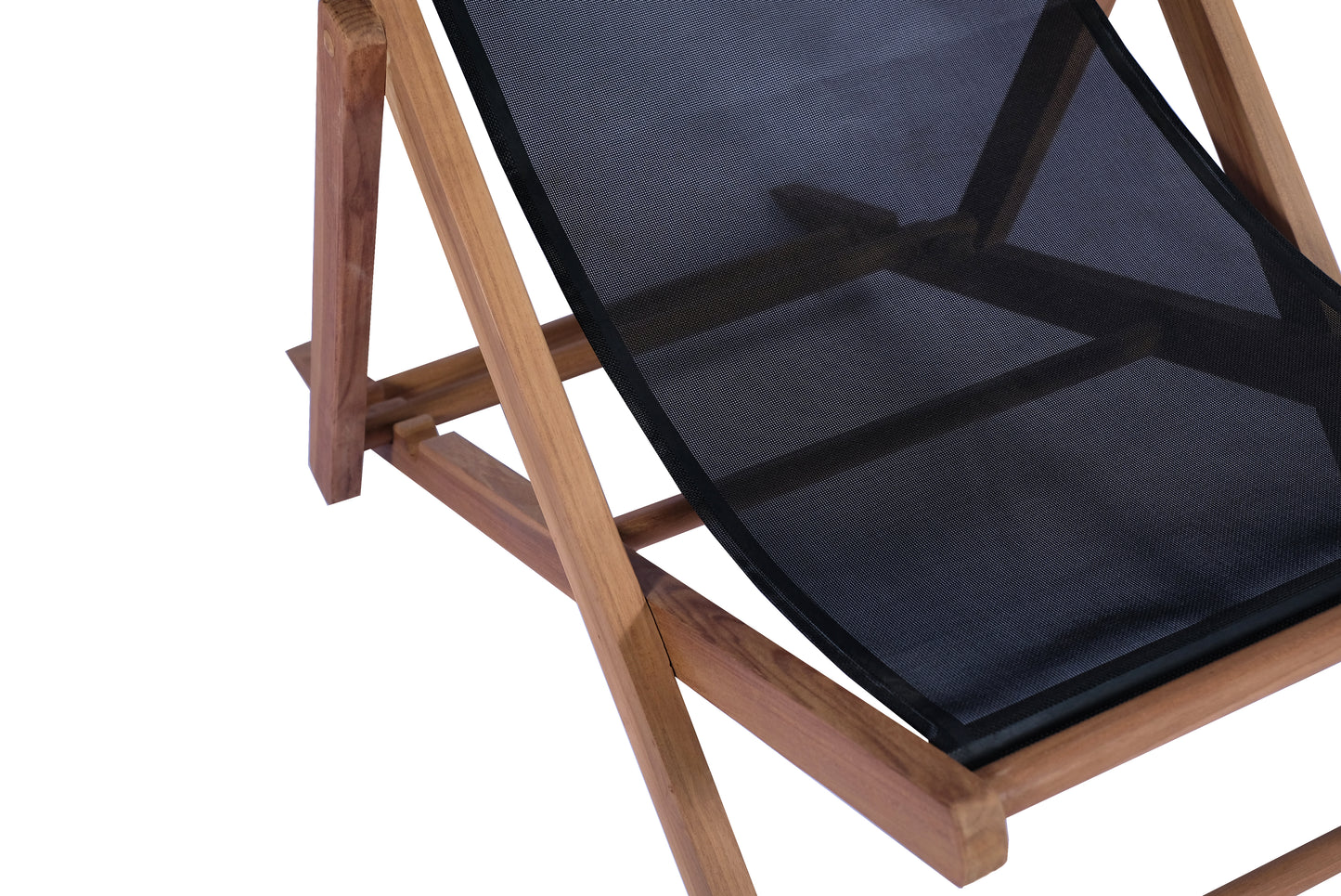 Tumbona Teca relax Candon textilene negro