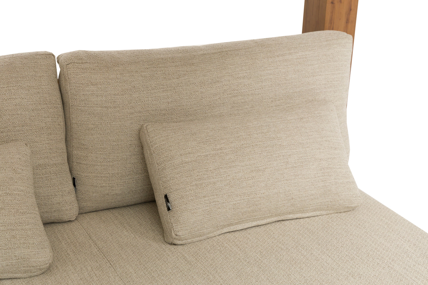 Daybed Java 220 x 196x200 cm aluminio efecto teca natural