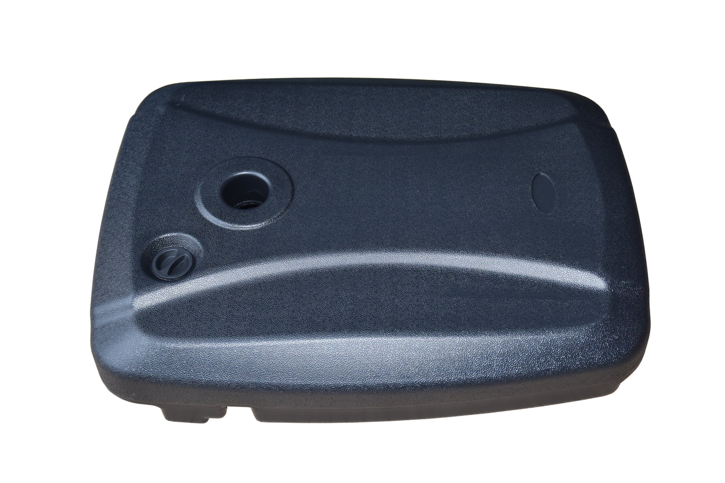 Sombrilla Eldia octogonal Ø 300 cm con pie lateral y base rellenable 60 kg