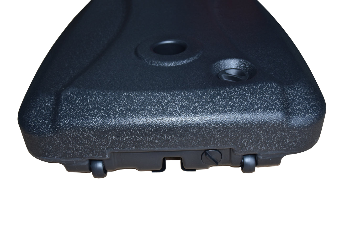 Sombrilla Eldia octogonal Ø 300 cm con pie lateral y base rellenable 60 kg