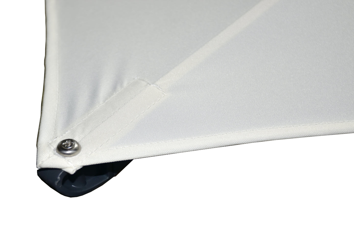 Sombrilla Kioto octogonal Ø 350 cm con pie lateral y base rellenable de 150 kg