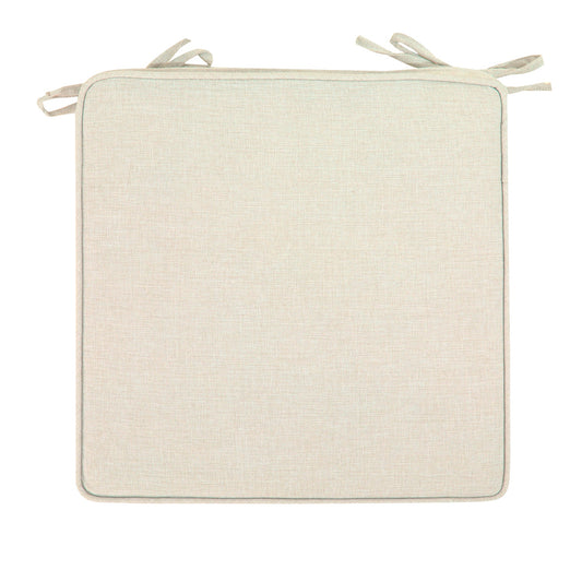 Cojín de asiento 36x36x5 cm color beige
