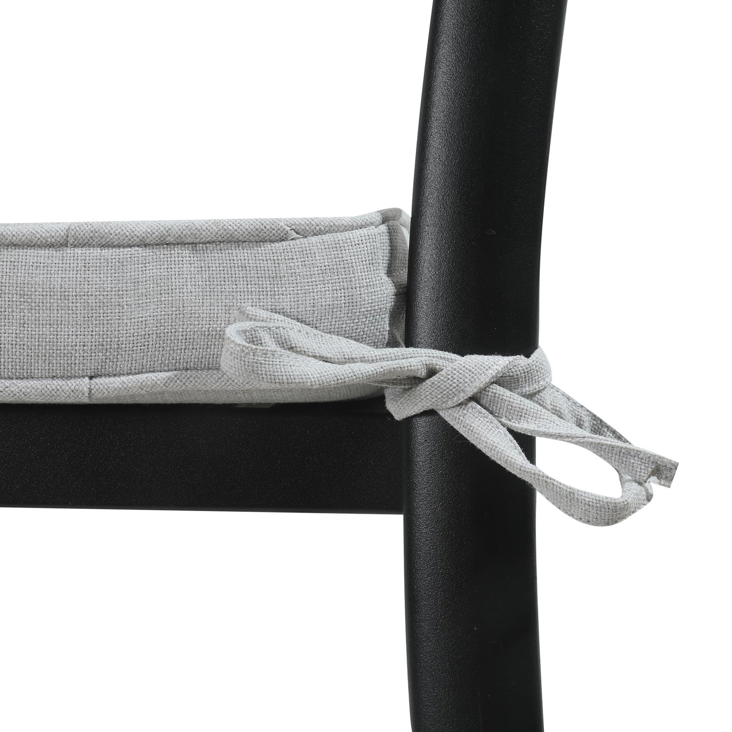 Cojín de asiento 45x36x5 cm color gris claro