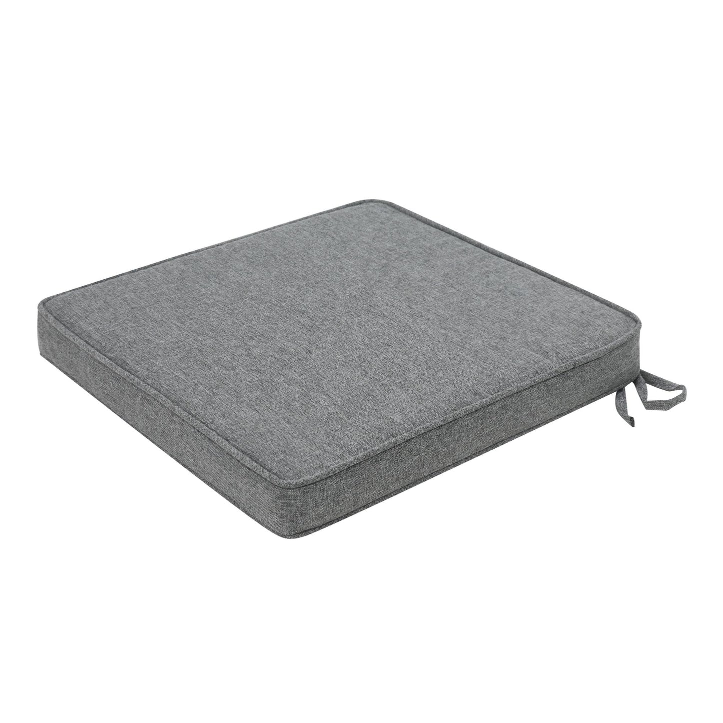 Cojín de asiento 45x36x5 cm color gris oscuro.