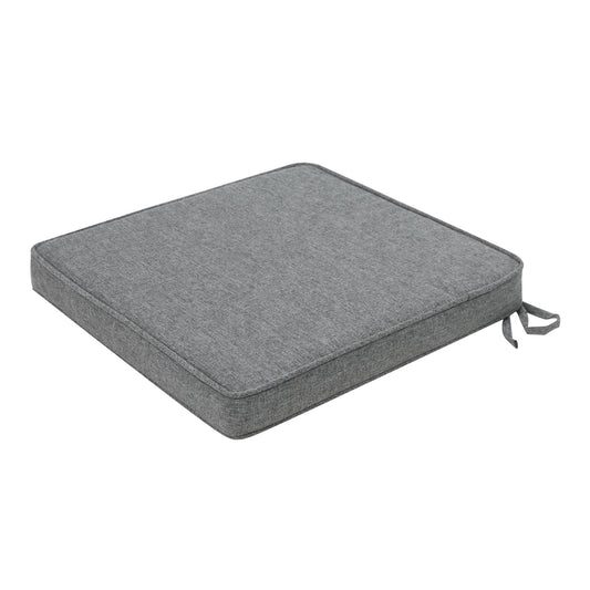 Cojín de asiento 45x36x5 cm color gris oscuro.