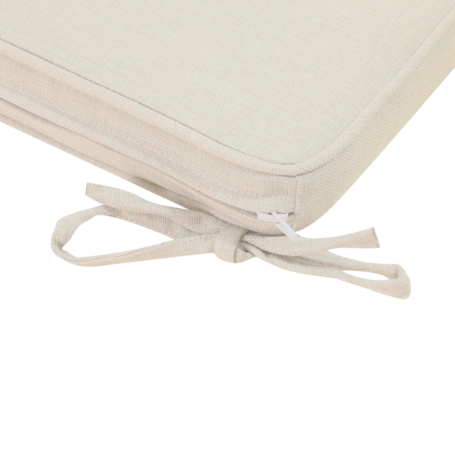 Cojín de asiento 45x36x5 cm color beige