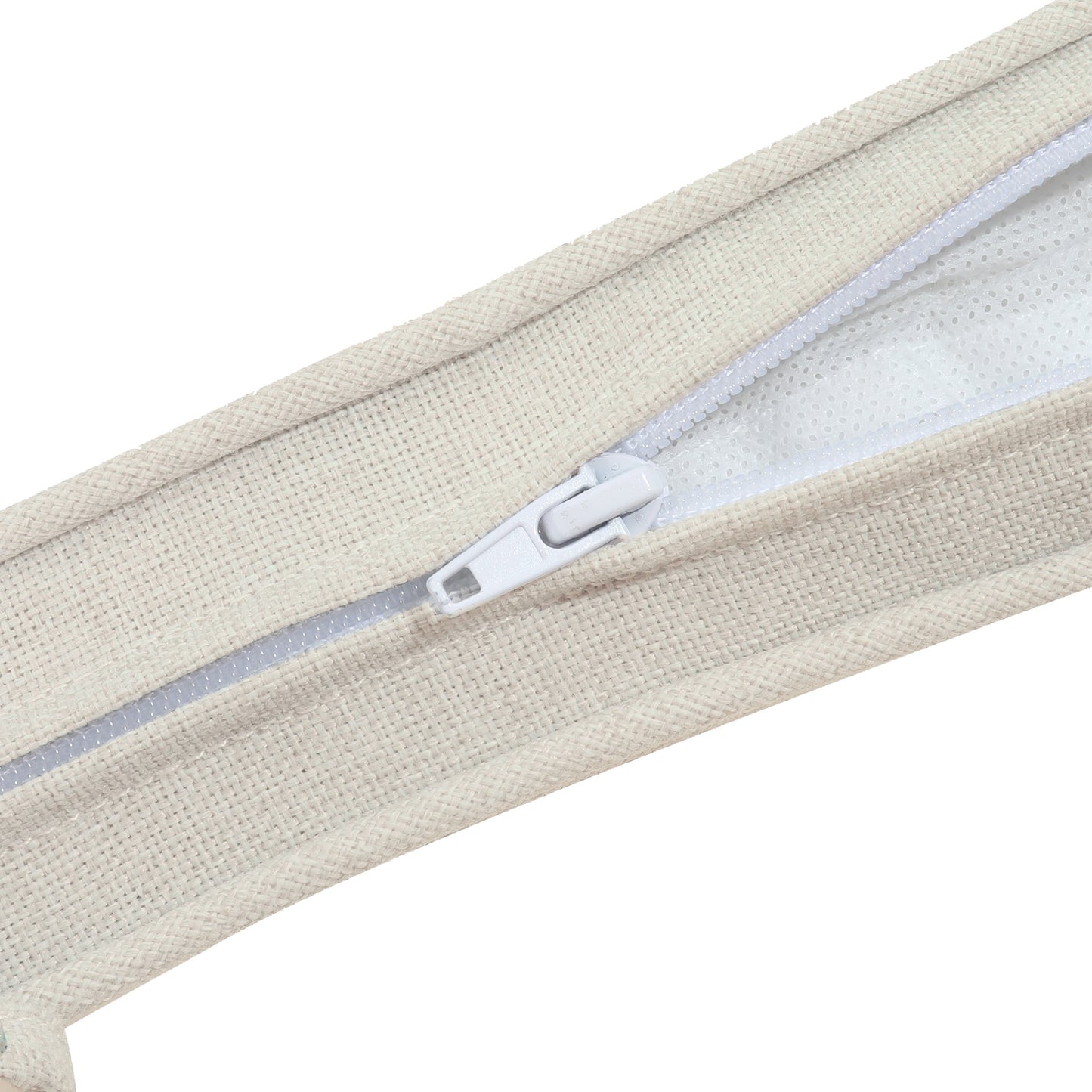 Cojín para tumbona Roxas 59x196x5 cm color  beige