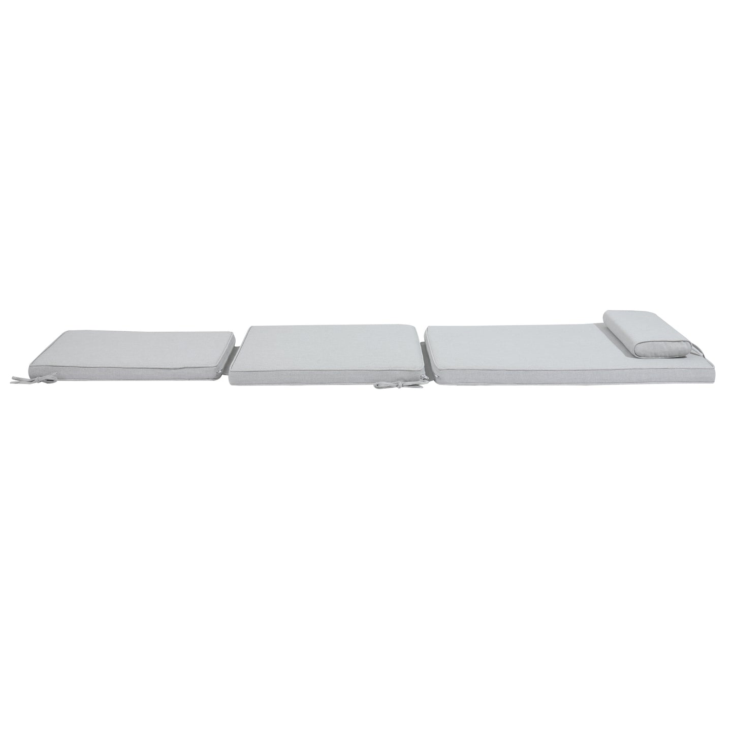 Cojín para tumbona Belo 50x190x5 cm color gris claro