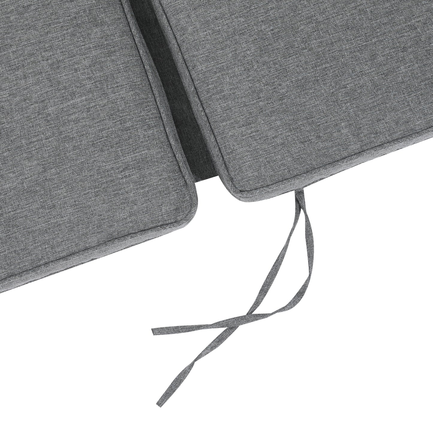 Cojín para tumbona Belo 50x190x5 cm color gris oscuro.