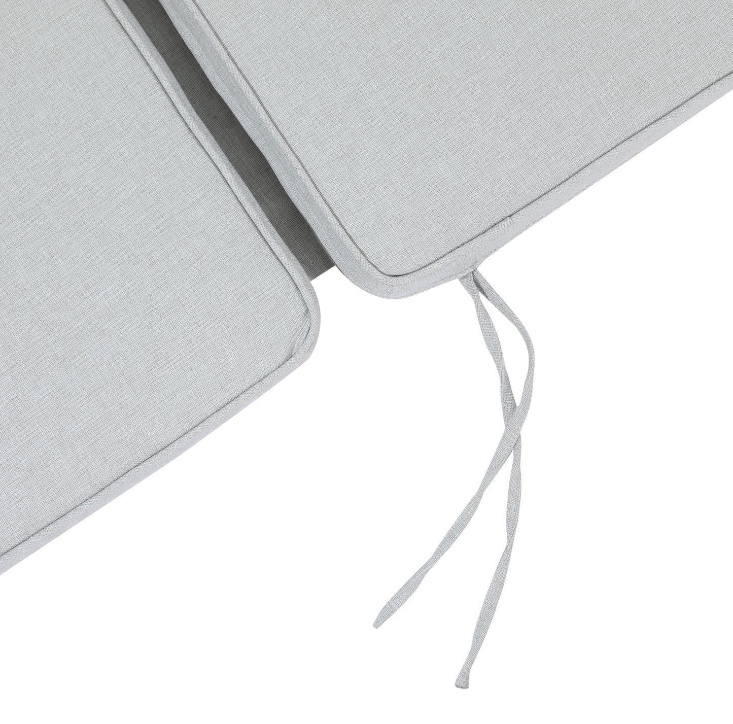 Cojín para tumbona Mita 50x192x5 cm color gris claro