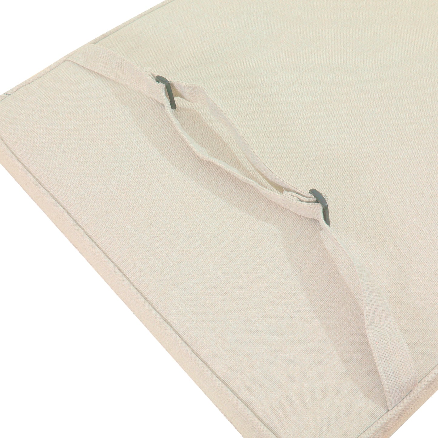 Cojín para tumbona Belo 50x190x5 cm color beige