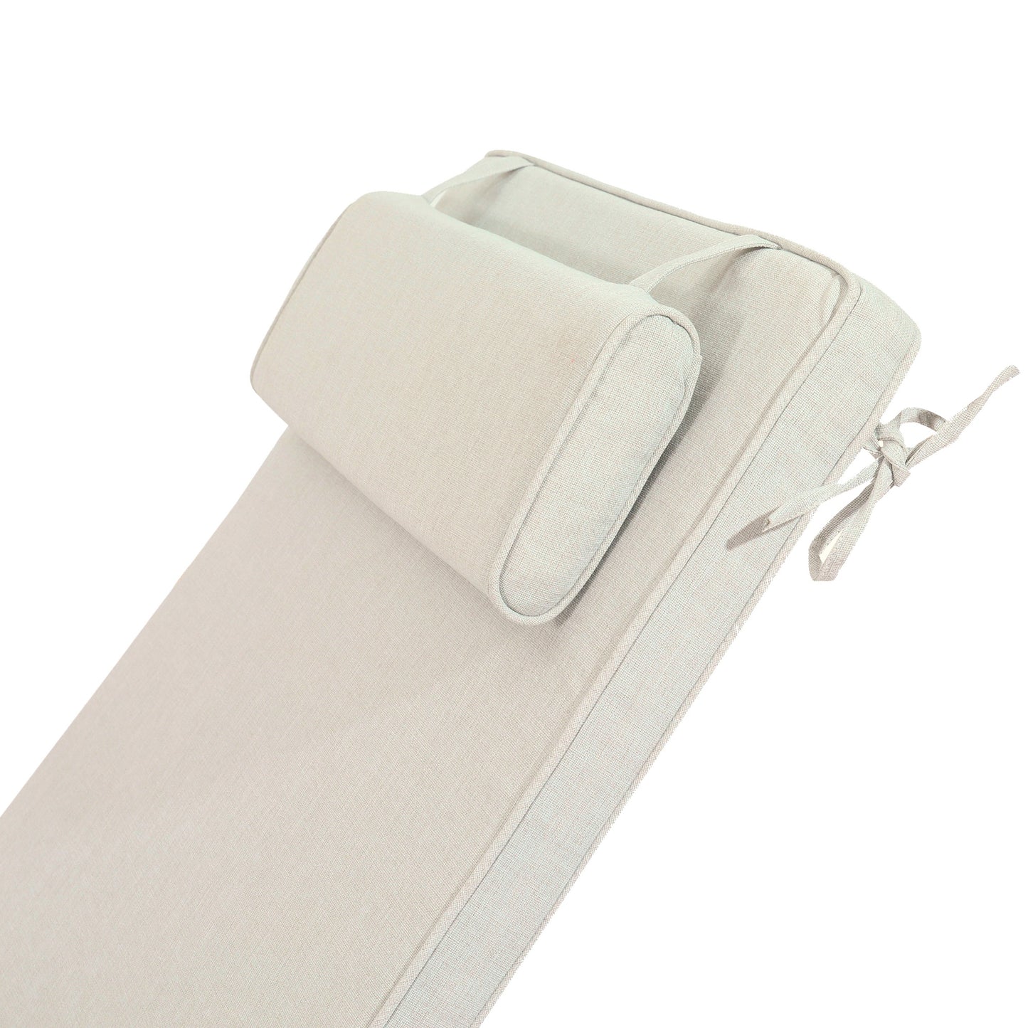 Cojín para tumbona Belo 50x190x5 cm color beige