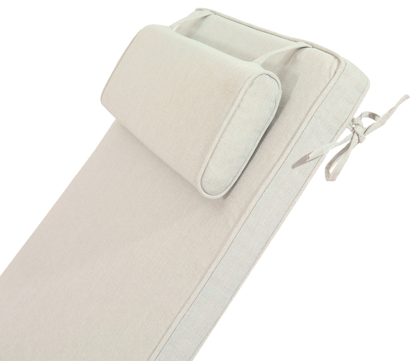 Cojín para tumbona Mita 50x192x5 cm color beige