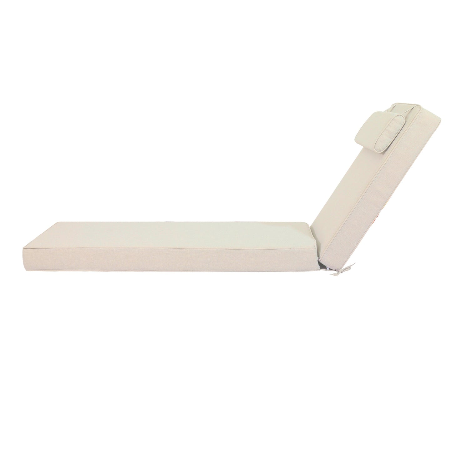 Cojín para tumbona  Roxas 59x199x10 cm color  beige