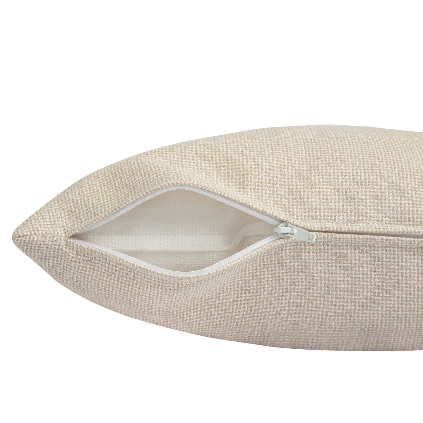 Cojín decorativo 45x45x12 cm beige