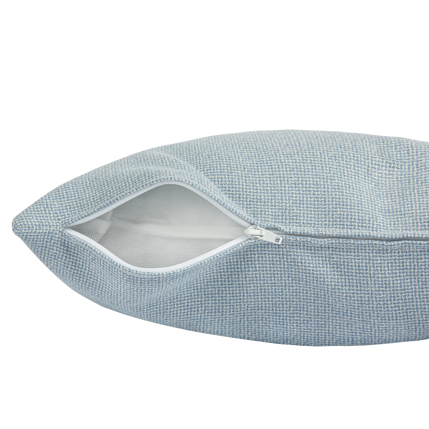 Cojín decorativo 45x45x12 cm  azul cielo