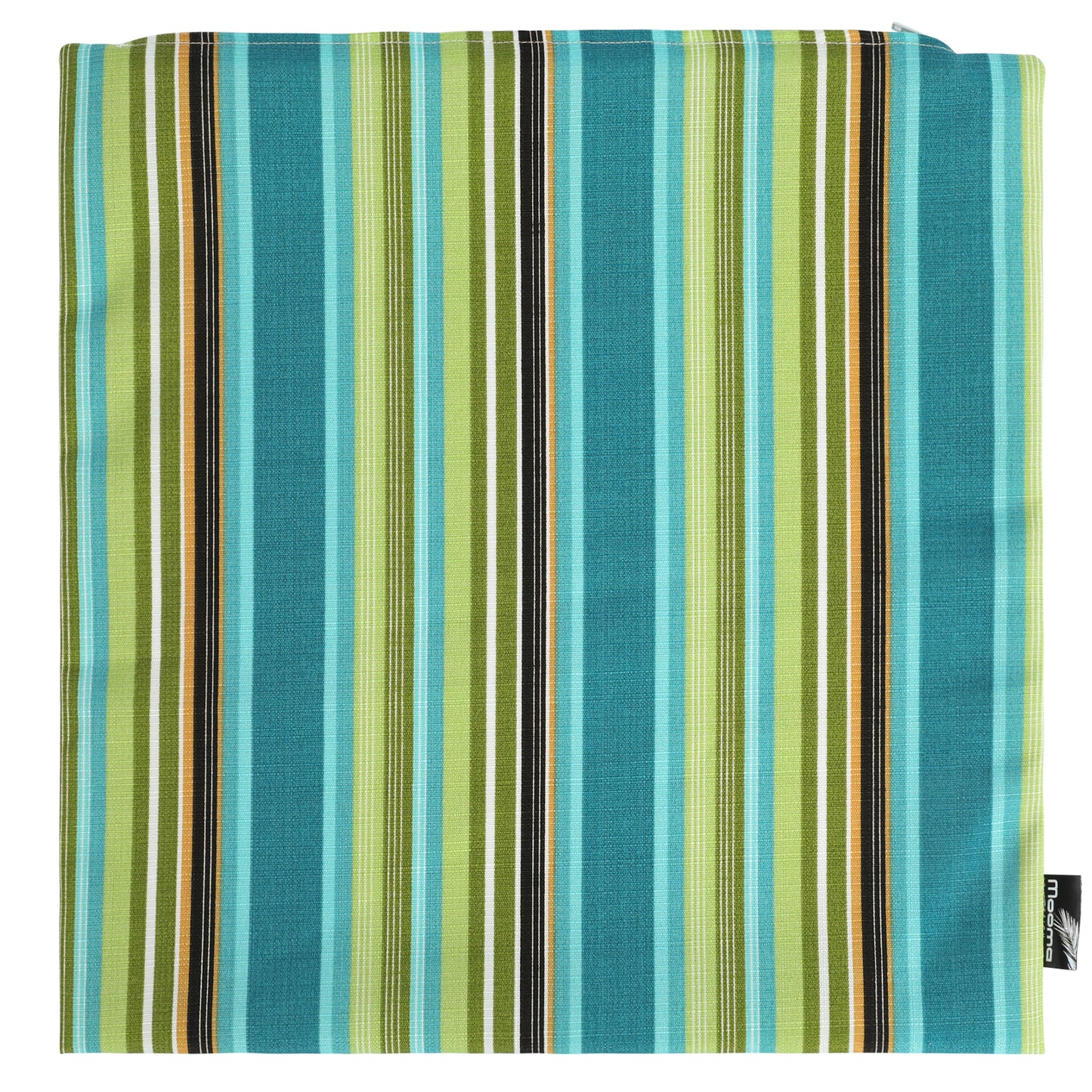 Cojín decorativo 45x45x12 cm  multicolor rayas.