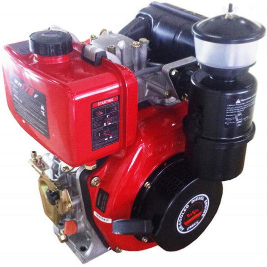 Motor diesel 296cc. con arranque eléctrico