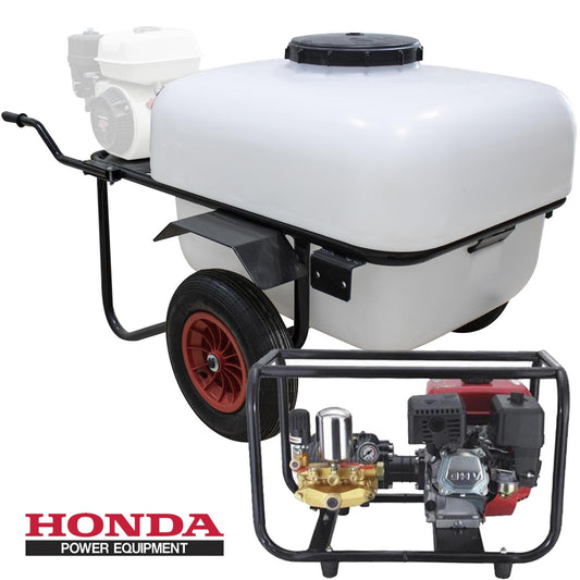 Carretilla fumigadora motor Honda 200L 40bar 33ltr/min 2 ruedas