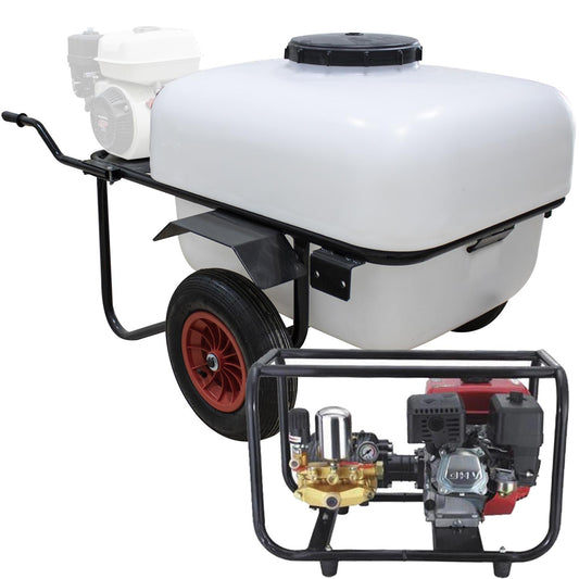 Carretilla sulfatadora 200L 40bar 33ltr/min 2 ruedas