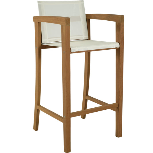 Silla bar Candon textilene blanco