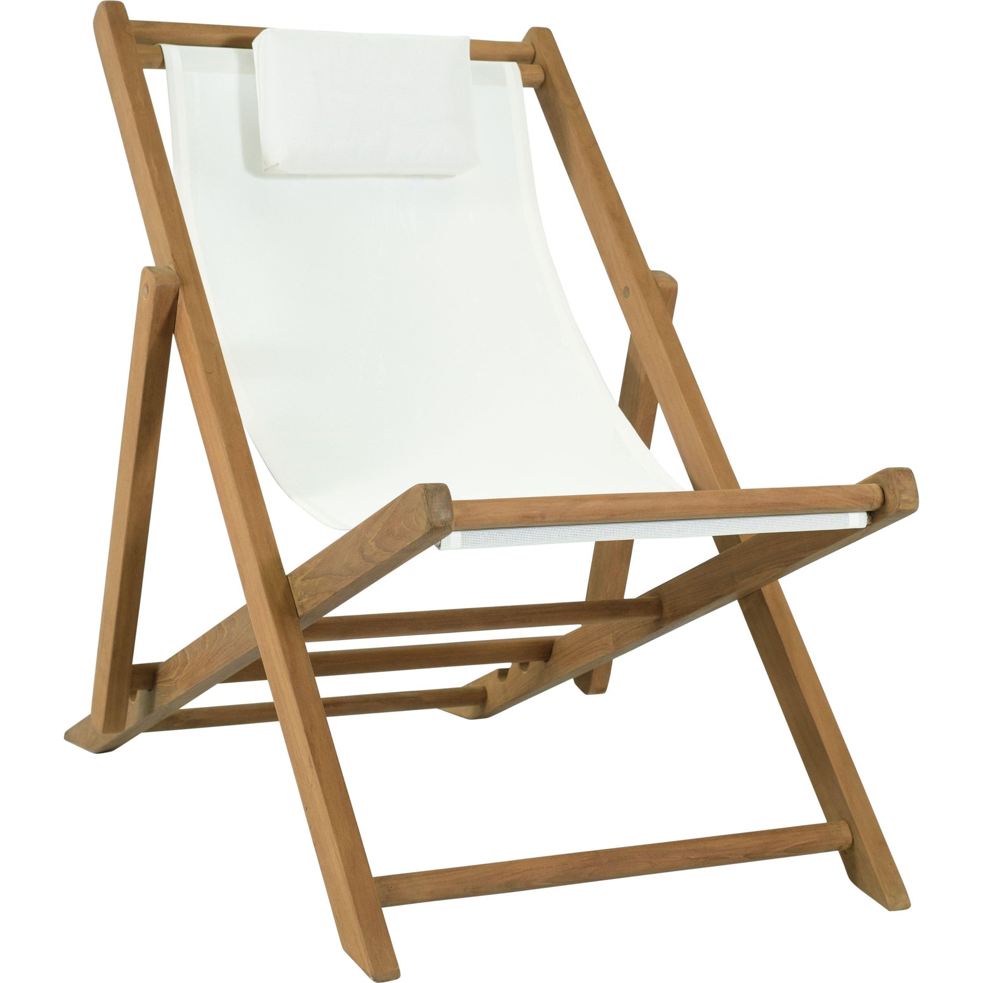 Tumbona relax Candon textilene blanco