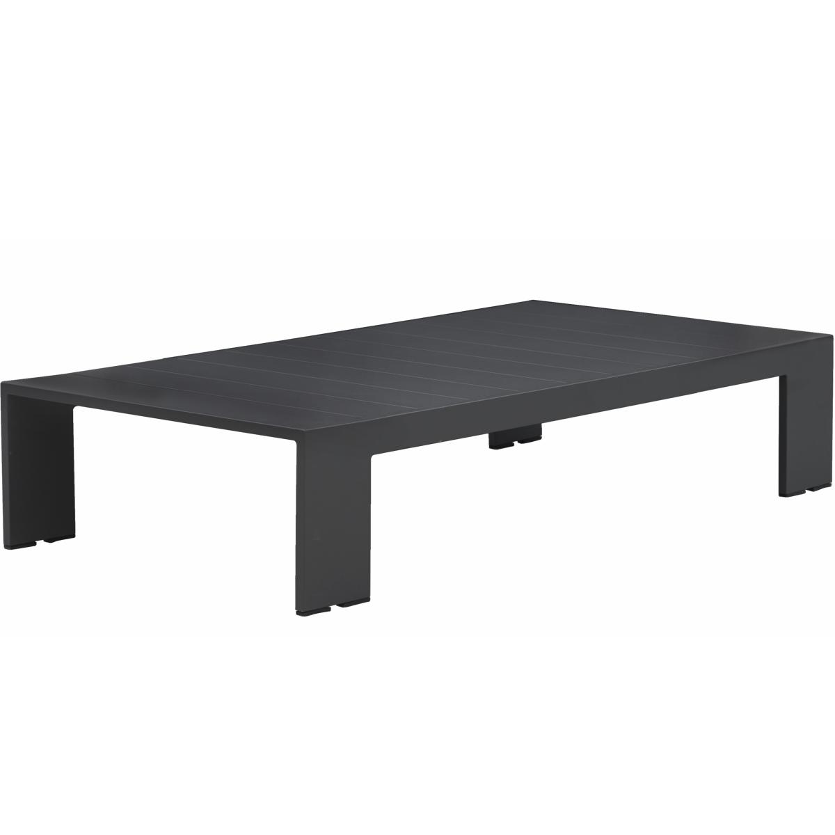 Mesa de centro Ione aluminio antracita.