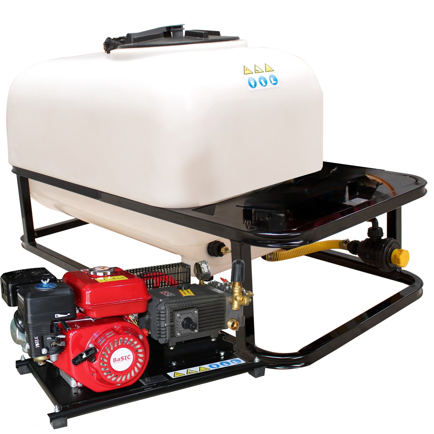 Bancada sulfatadora, 200, 300, 400, 600 y 800 l Motor Gasolina 4T 60bar 40ltr/min.