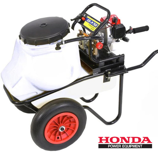 Carretilla sulfatadora, Motor Gasolina 50L motor Honda GX35. 40bar 10l/min