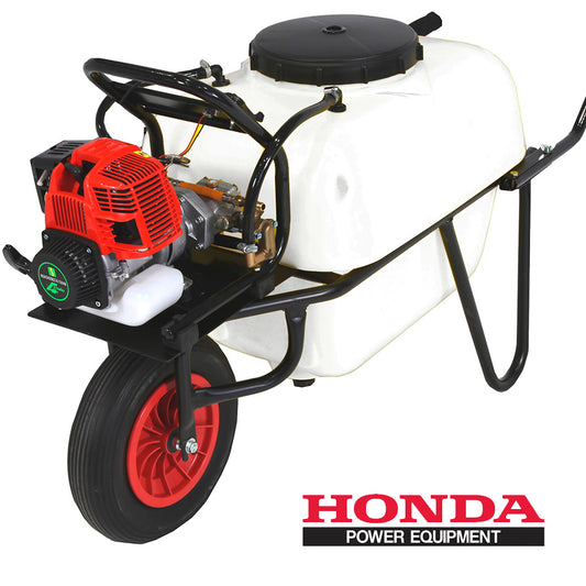 Carretilla fumigadora 100L. Motor HONDA GX35 40bar 10l/min